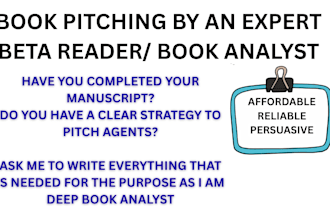 write book pitch, elevator pitch, query letter, synopsis to approve your book