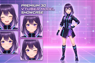 design anime oc and vtuber avatar