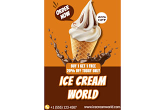 create professional food poster design