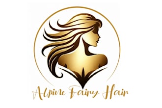 rate premium beauty brand logo with feminine style