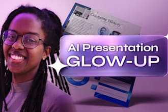 fix your ai generated presentation, full visual enhancement