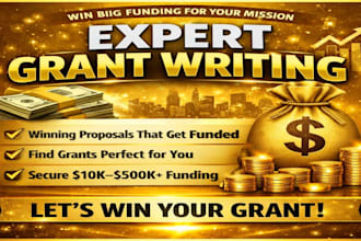 secure grant funding with expert grant writing and research services