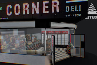 design storefront, shop front, and retail facade