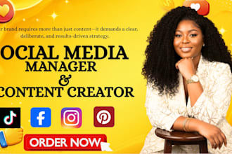 be your social media manager and content creator