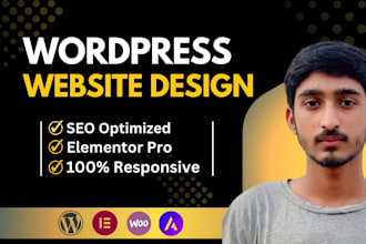 build wordpress website, business website,wordpress website