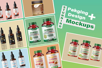 pixel perfect label design, label design and supplement label design