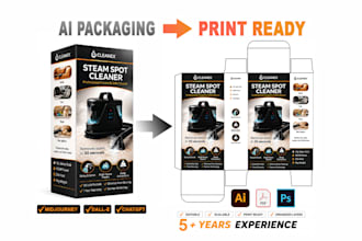convert ai generated packaging design into print ready vector files