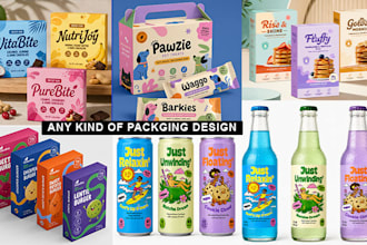 do within 24 hrs product packaging design, box design and label design