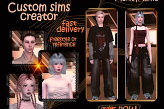 create a custom sims using cc