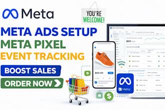 setup and manage meta ads with meta pixel event setup and tracking