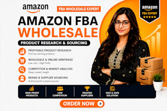 be your amazon fba fbm sourcing specialist