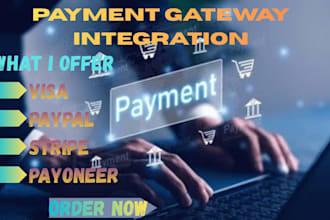 integrate payment gateway in shopify website paypal  stripe  payoneer