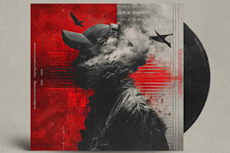 design anime cartoon cover art for your album cover artwork