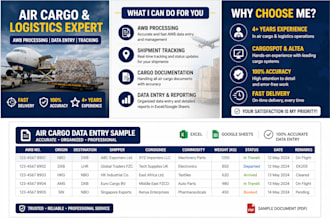 handle air cargo documentation awb processing and logistics