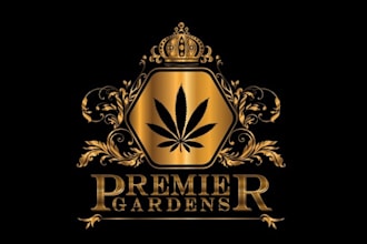 design hemp medical cannabis industry logo