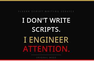 write a viral youtube and instagram scripts