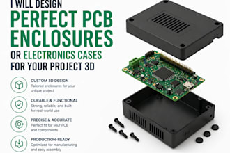 design pcb schematics and professional 3d enclosure models