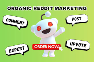 market any website or product using reddit SEO backlink post