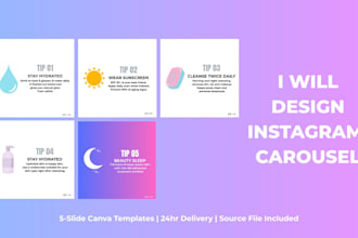 design instagram carousel posts in canva for brands
