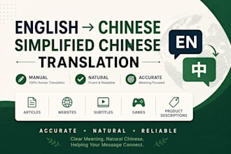 manually translate english to simplified chinese