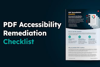 remediate PDF for ada section 508 accessibility