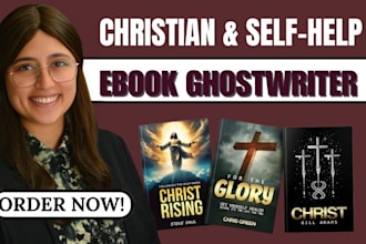 ghostwrite christian content, self help and motivational book