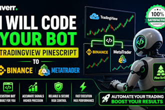 code your bot tradingview pinescript to binance metatader