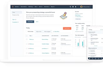 set up and configure hubspot CRM and sales hub for your team