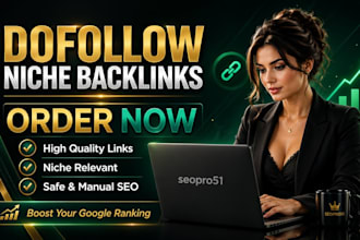 create dofollow niche backlinks for SEO ranking