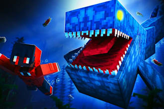 create high CTR minecraft or any video game thumbnails