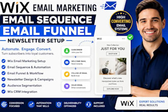 do wix email sequence wix email funnel wix newsletters setup automation setup