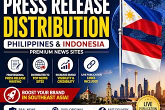 distribute your press release on philippines and indonesia news sites