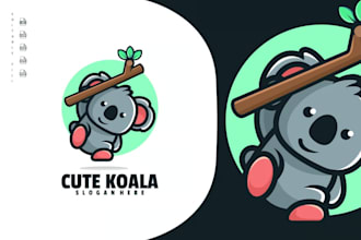 make an high quality wonderful koala logo