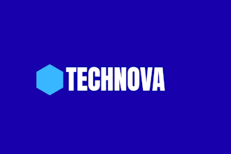 design a bold modern tech logo for your startup