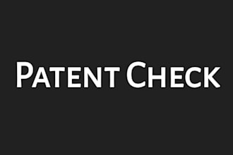 do patent check of your product,idea or invention