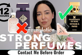 develop long lasting perfume formula as a cosmetic chemist product formulation