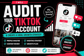 audit your tiktok account and create a viral growth strategy