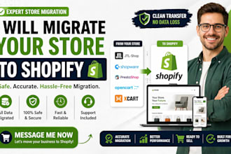 migrate jtl shop shopware prestashop opencart x cart website to shopify store