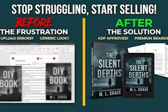 be your KDP book formatting and book cover design expert