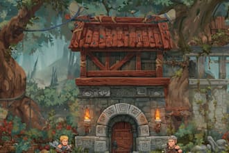 2d game mobile art