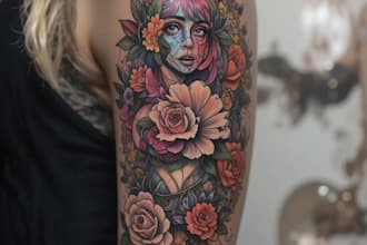design a modern and minimalist tattoo design