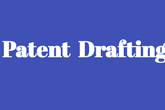 do patent drafting of your product idea or invention