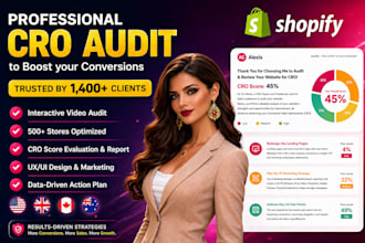 do cro audit online sales website cro shopify cro audit page indexing