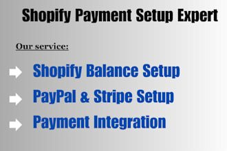 set up shopify payments, payouts, and balance correctly