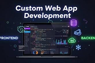 create vibe coding projects, custom web app, frontend backend, API integration
