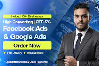 design high converting and premium facebook ad creatives
