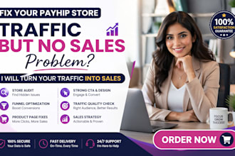 fix your payhip store traffic but no sales problem