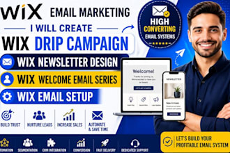 do wix CRM integration wix drip campaign email setup newsletter design