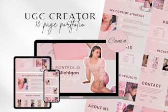 canva ugc portfolio canva rate card ugc portfolio canva ugc portfolio website