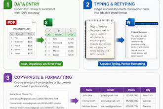 do data entry, typing, and copy paste work accurately